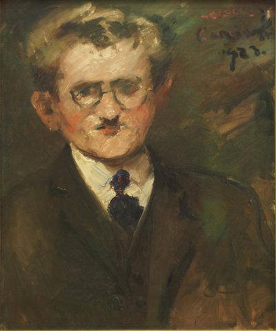 ポール・ハンス・オメルト教授の肖像。 作： Lovis Corinth